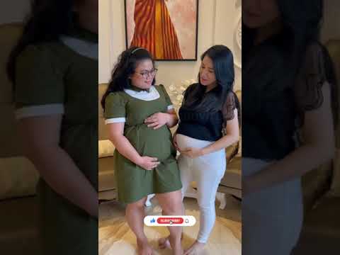 Come on, can anyone reveal Srikintil's magic trick to get pregnant quickly?? 🤣 #shorts