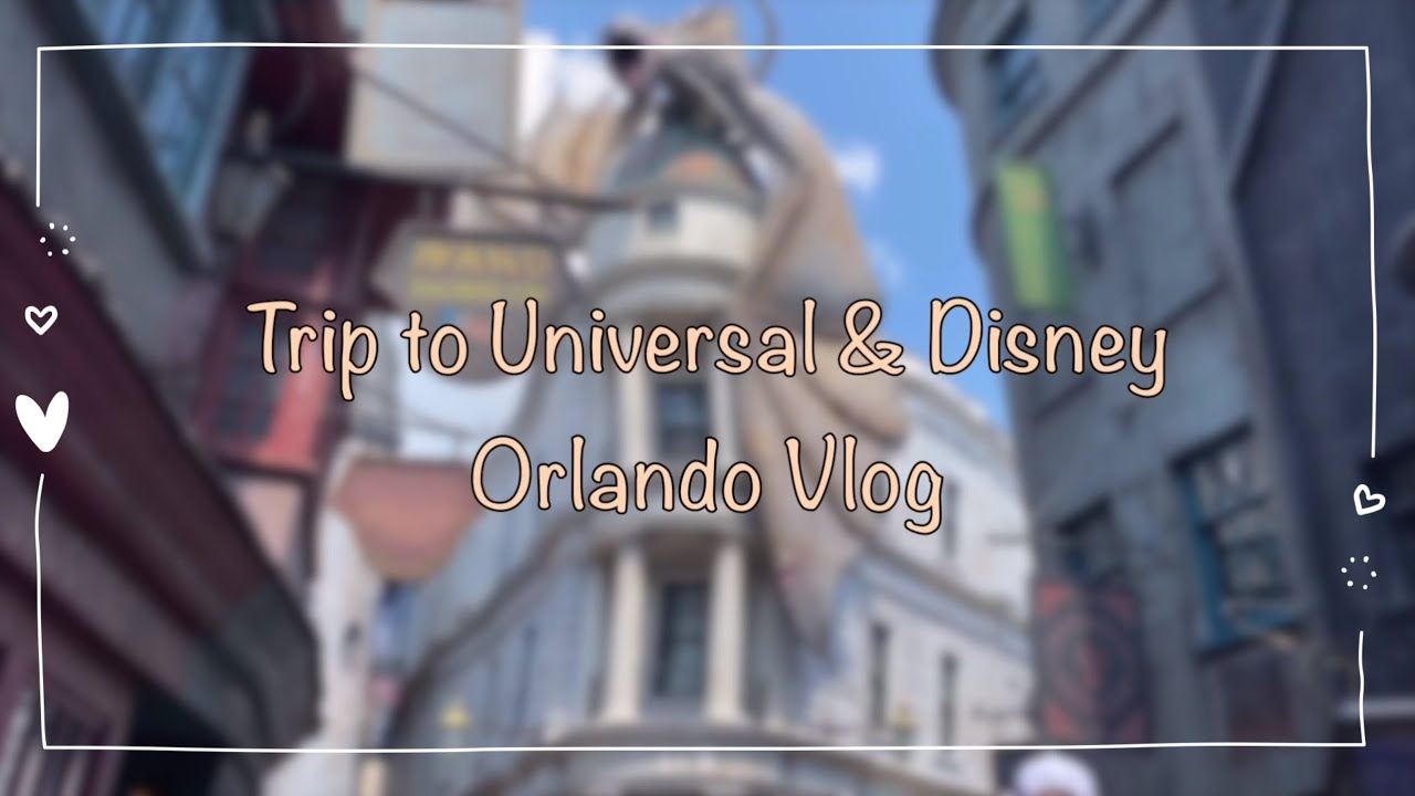 come with me to Universal Studio & Disney World in Orlando
