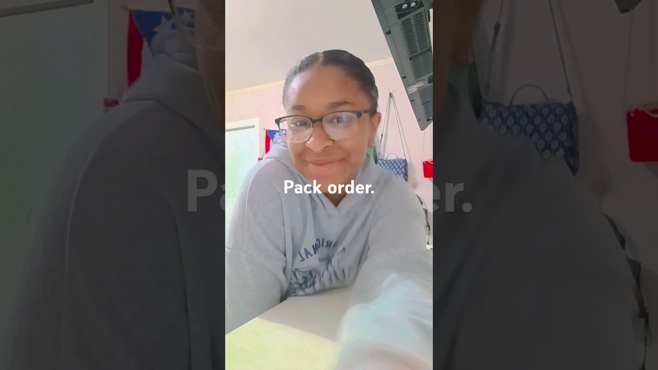 Come with me while I this  pack order. 😁