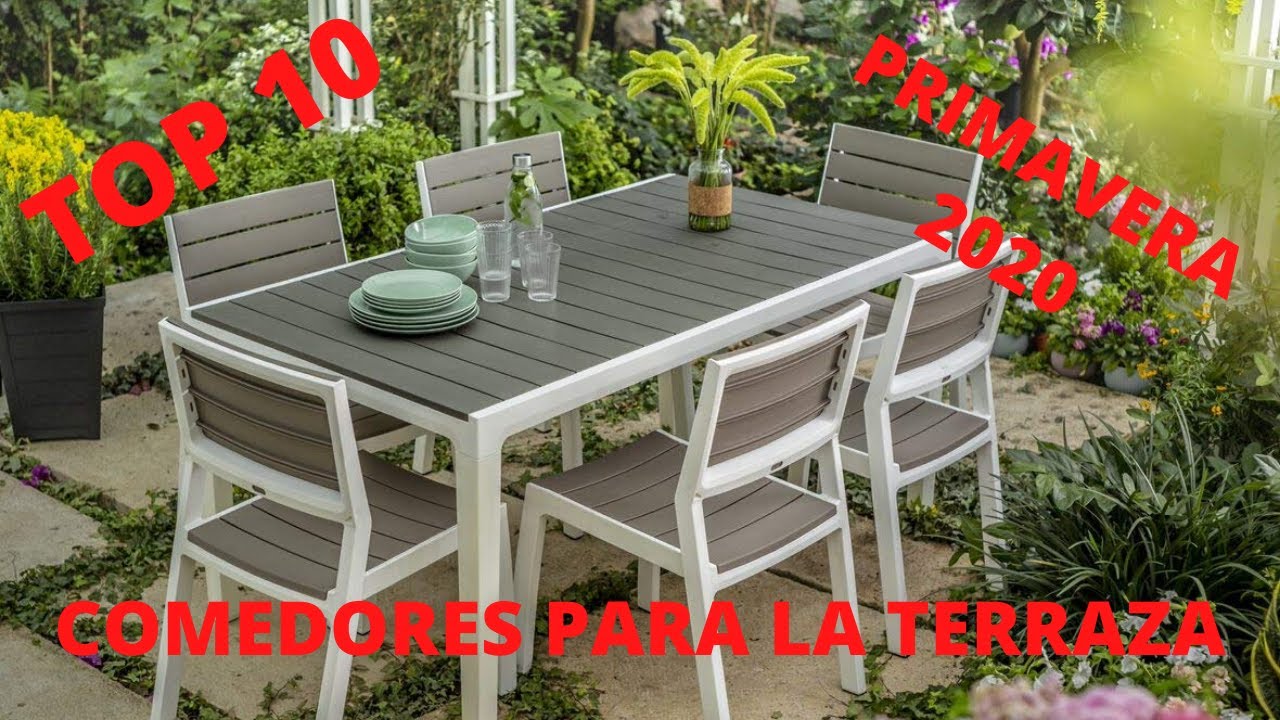Comedor para la terraza - Mejores comedores exteriores para 2020