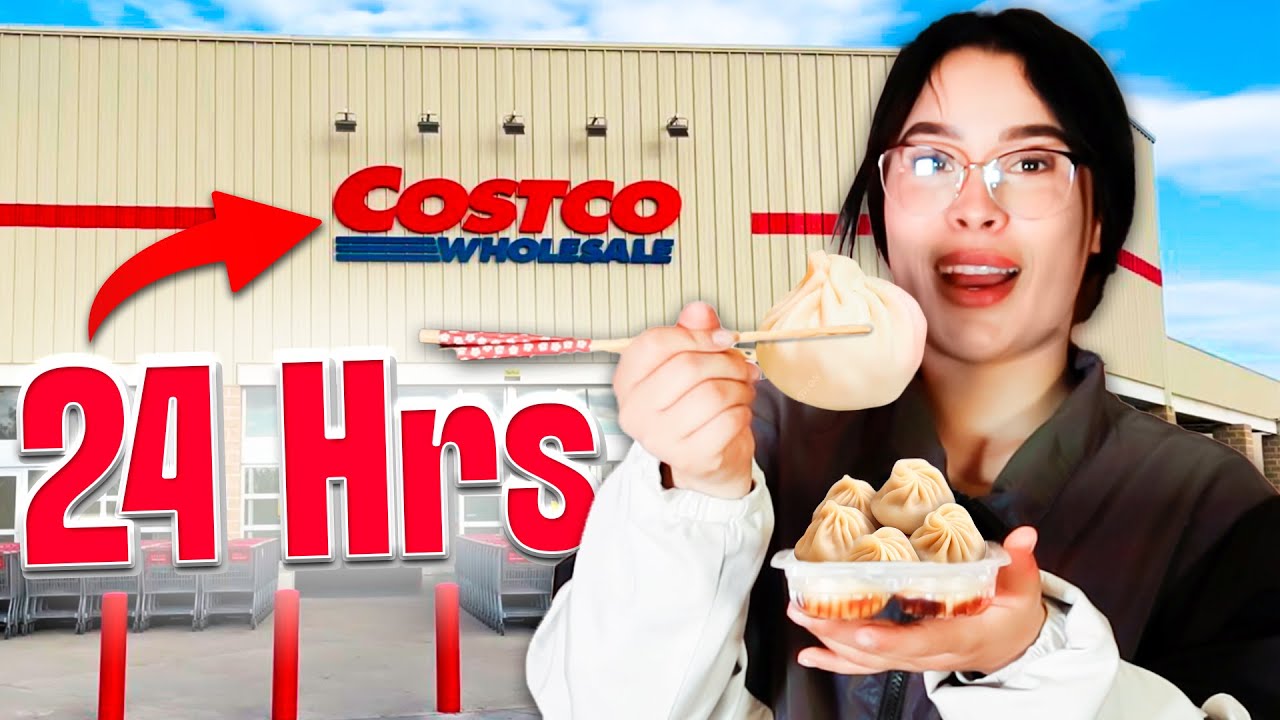 COMIENDO 24 HORAS  DEL COSTCO! ( A LA MICH)