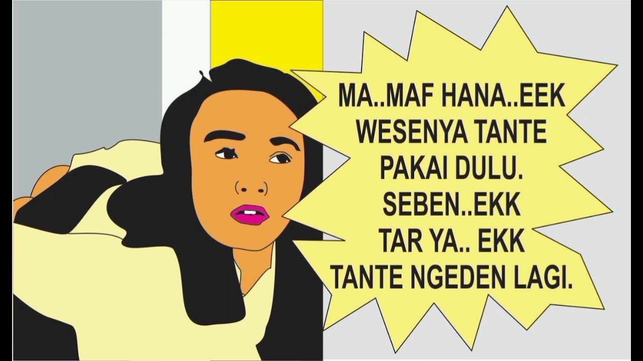 Comik Toilet : Cewek manis buang air besar di wastafel
