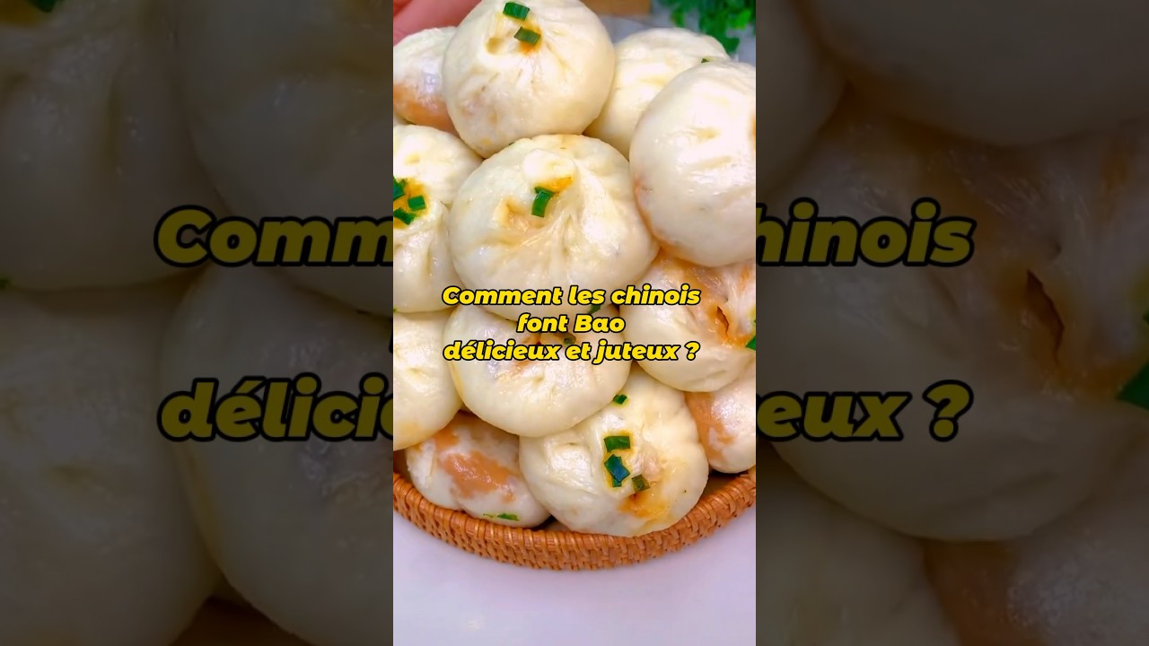 Comment les chinois font la pâte de Bao délicieux ? #cuisine #astuce #recette #asiatique