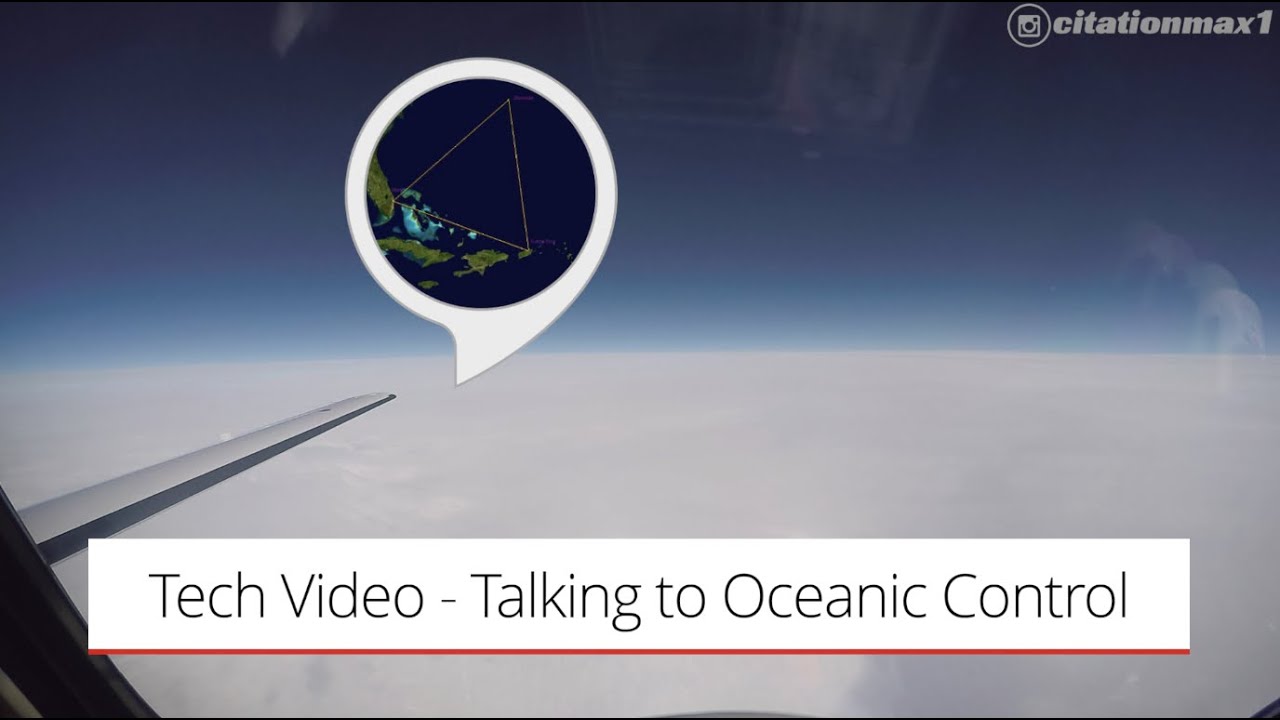 Communicating with ATC over the Atlantic ocean!