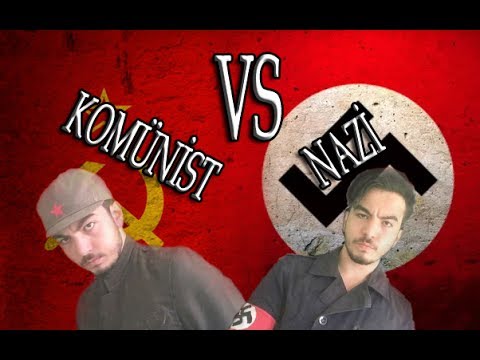COMMUNİST VS NAZI - Porçay Rap Battles