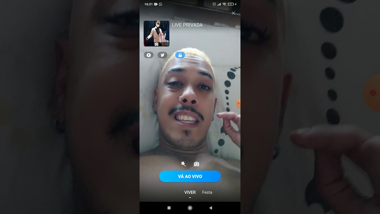 COMO ABRIR LIVE PRIVADA NO FACECAST com Juse Neto