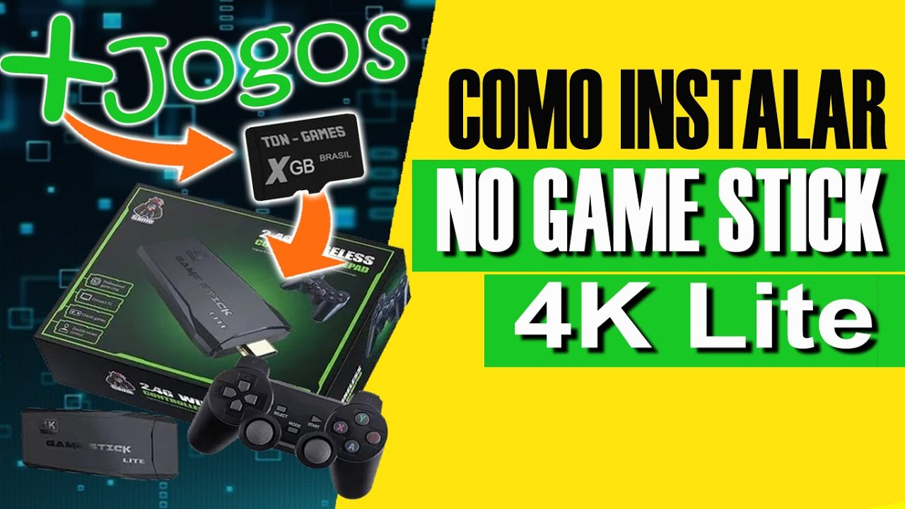 COMO ADICIONAR JOGOS NO GAME STICK 4K LITE? MODELOS: M8 V4.0 / V5.0 / TV GAME H8 V20