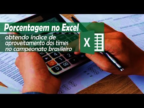 COMO CALCULAR O APROVEITAMENTO DE UM TIME NO EXCEL | Aproveitamento dos times com PORCENTAGEM