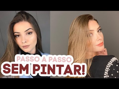 COMO CLAREAR O CABELO NATURALMENTE E SEM QUÍMICA -  PASSO A PASSO | Renata Beira