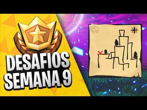 COMO COMPLETAR TODOS DESAFIOS SEMANA 9 - FORTNITE ‹VINOK4› SEASON 5