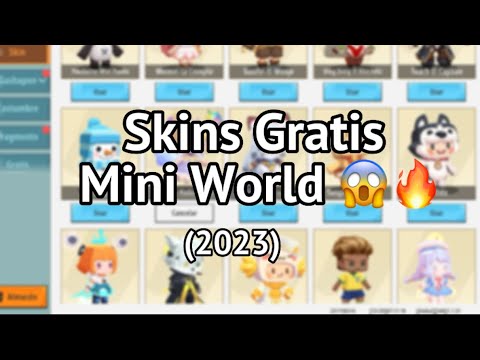 Como conseguir SKINS GRATIS en MINI WORLD 😱🔥 (2023)