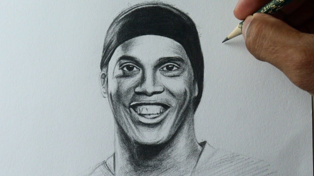 Como desenhar o Ronaldinho Gaúcho PASSO A PASSO narrado