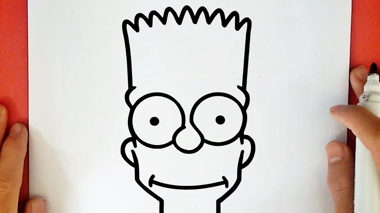 COMO DIBUJAR A BART SIMPSON