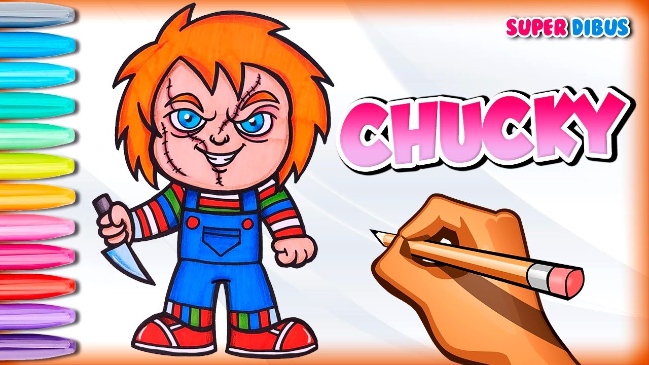 COMO DIBUJAR A CHUCKY EL MUÑECO DIABOLICO | How To Draw to Chucky from Child's Play