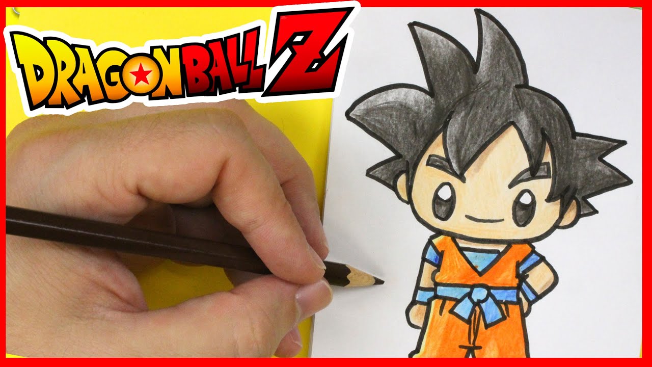 COMO DIBUJAR A GOKU FACIL Y KAWAII 🔥 Dibujos kawaii fáciles 🔥 Dibújalo paso a paso