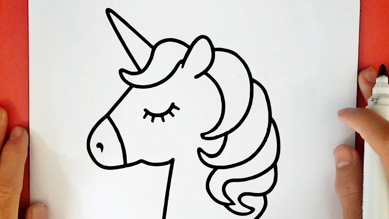 COMO DIBUJAR UN UNICORNIO KAWAII
