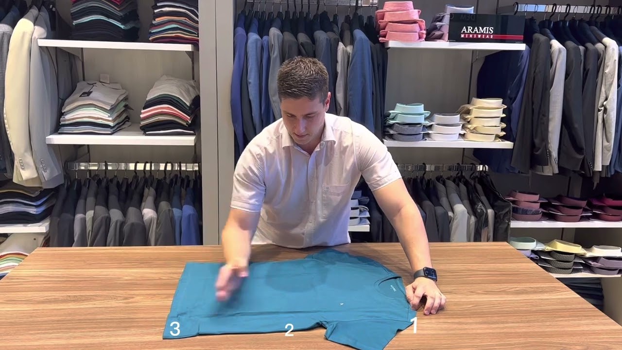 Como dobrar camiseta em 3 segundos