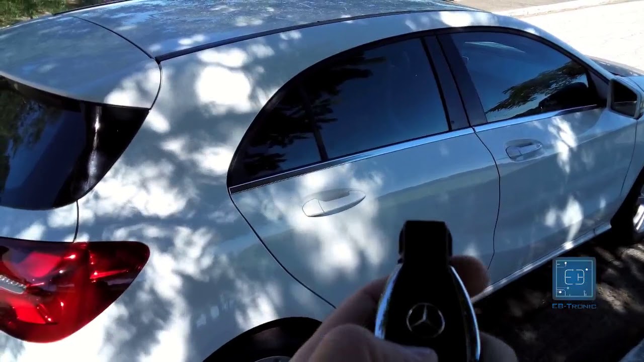 Como fechar os vidros do Mercedes-Benz Classe A com apenas 1 click na chave original