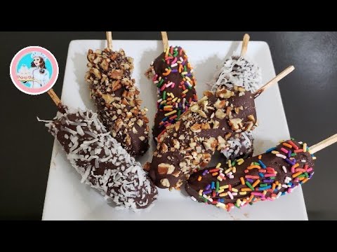 COMO HACER CHOCOBANANAS PARA NEGOCIO🍌🍫
