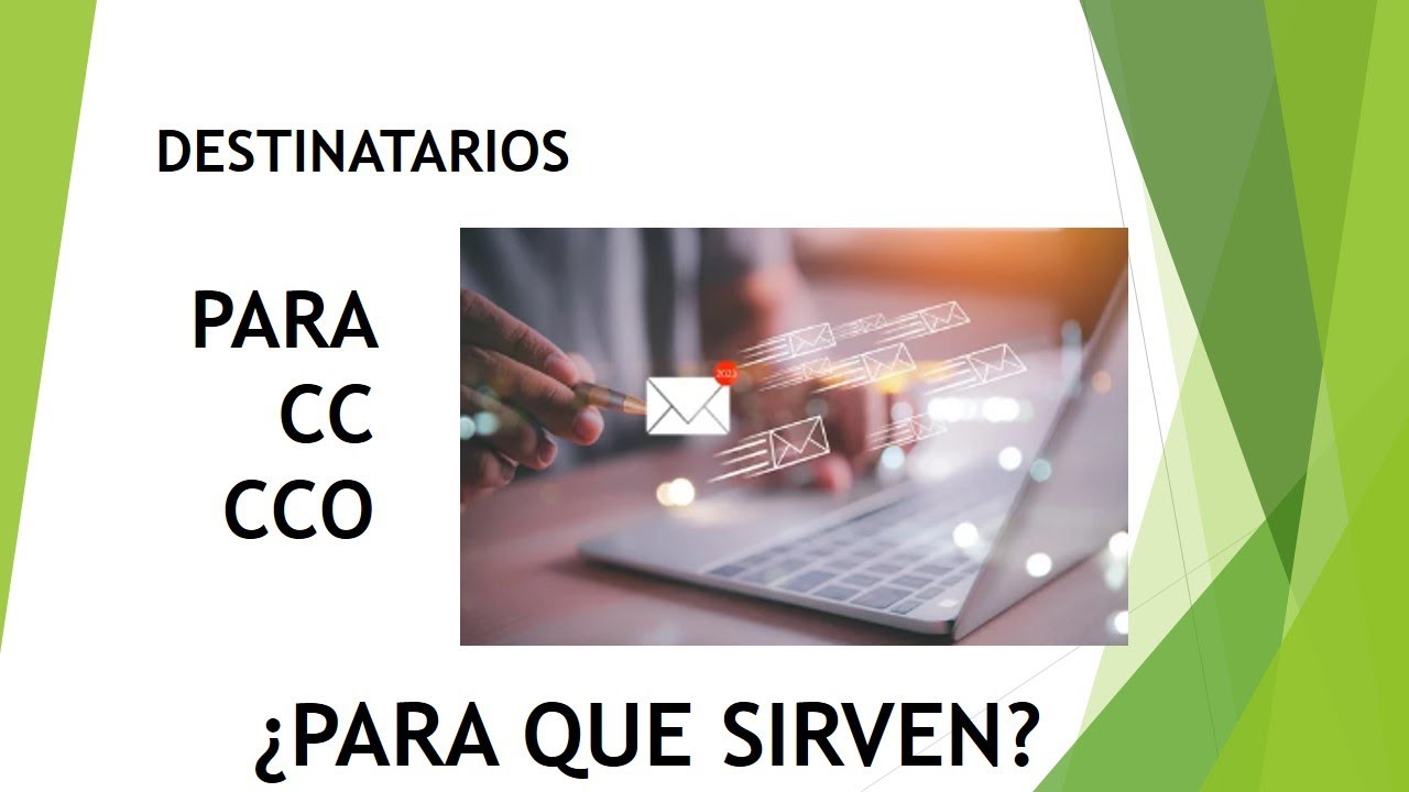 Como se usa Para, CC y CCO 🙄 en los destinatarios de correo Electrónico 🤨#cco #cc #para #email