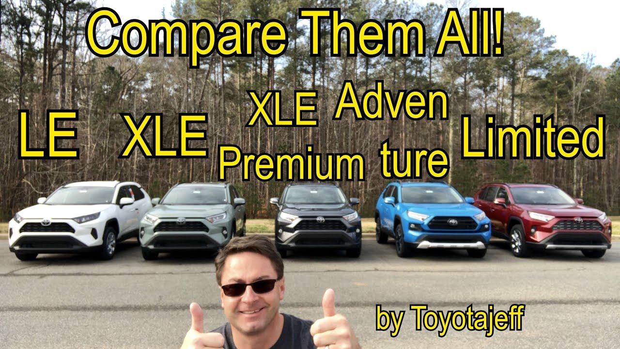 Comparing ALL 2019 RAV4 Trim Levels: How to pick one!
