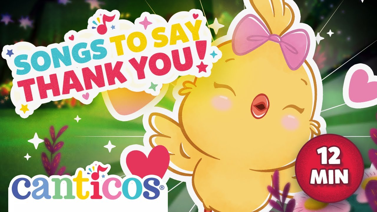 🙏Compilation: Learn to Say Thank You | Early Learning | Preschool | 🎒🎶 @canticosworld 🌟🎈