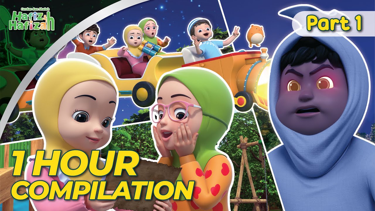 Compilation of Hafiz & Hafizah 1 Hour Part 1 | Islamic Children's Cartoon