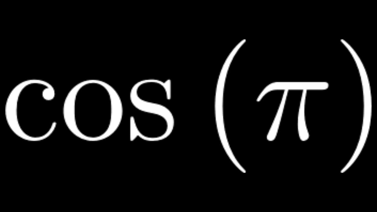 Compute cos(pi) by using the Unit Circle