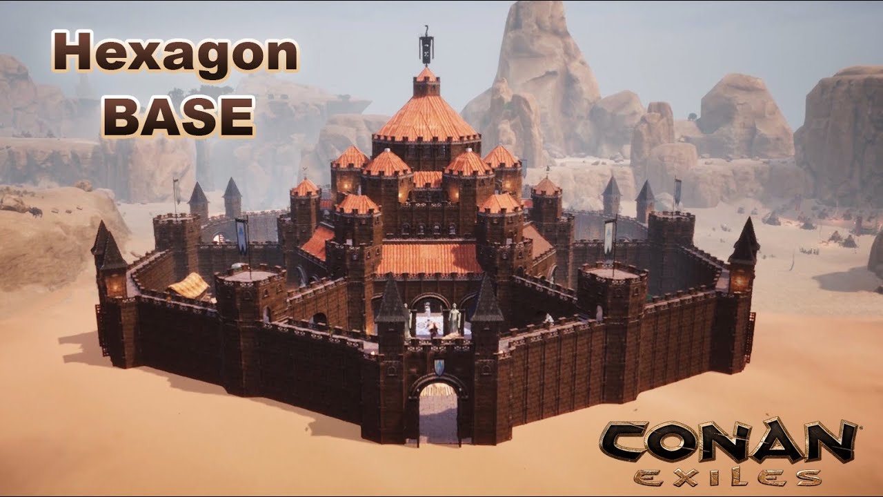 CONAN Exiles FUNCTIONAI hexagon base