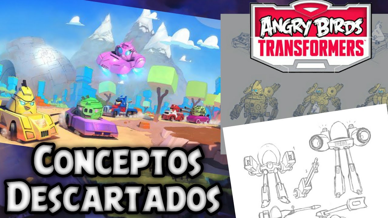Conceptos Beta Y Descartados de Angry Birds Transformers (Parte 1)