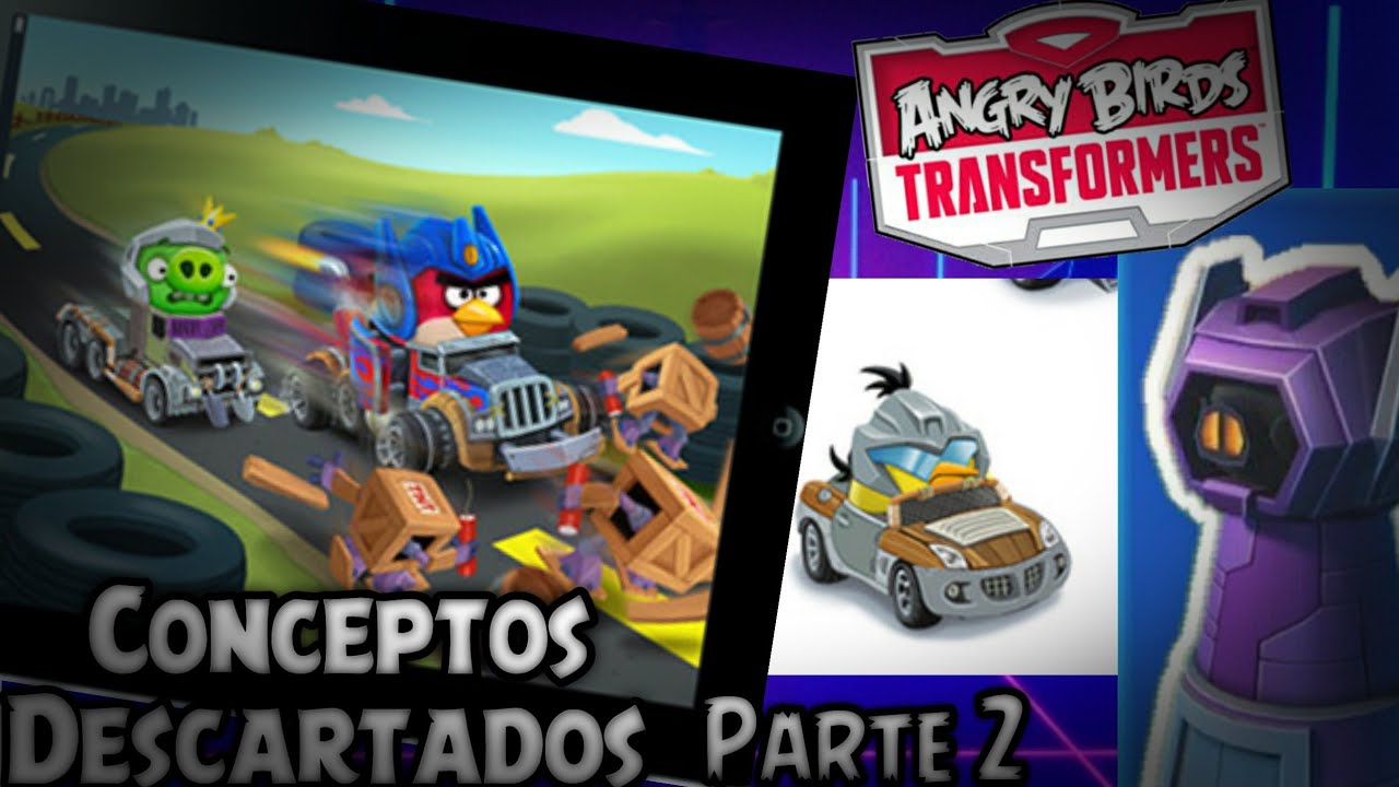 Conceptos Beta Y Descartados de Angry Birds Transformers (Parte 2)