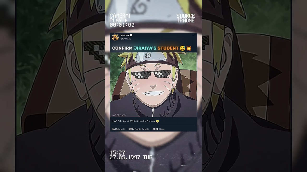 CONFIRM JIRAIYA'S STUDENT...😅💥
