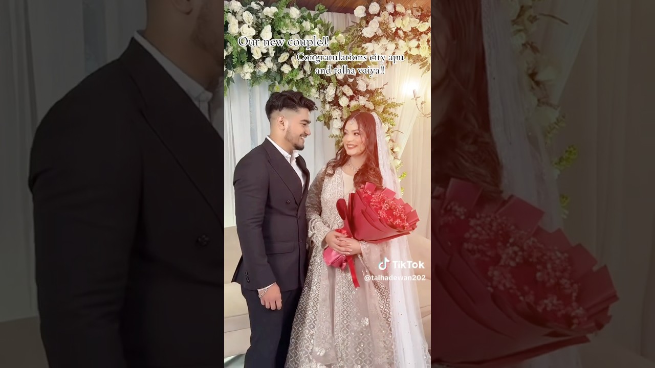 Congratulations eity apu !! #eity #talha #shorts #tiktok #trending #teampori #biya #couple