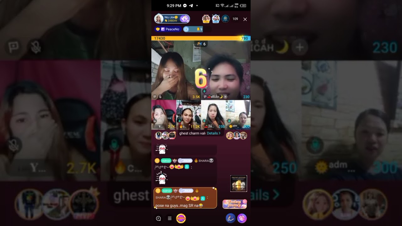 CONGRATULATIONS JENJEN, CLAIRE & CHERRY for WINNING TEAM PK 08/15/2024. #BigoLivePhilippines