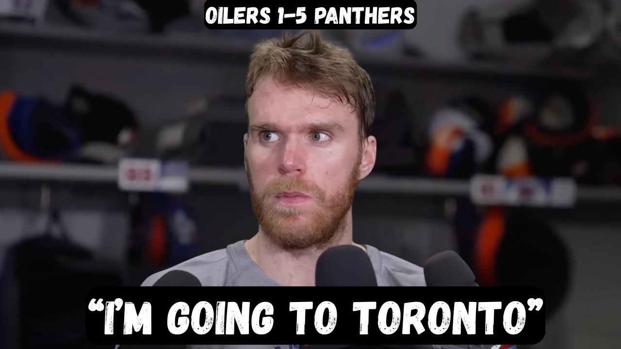 Connor McDavid REQUESTS TRADE to Toronto after loss - Post Game Interview - Oilers 1-5 Panthers