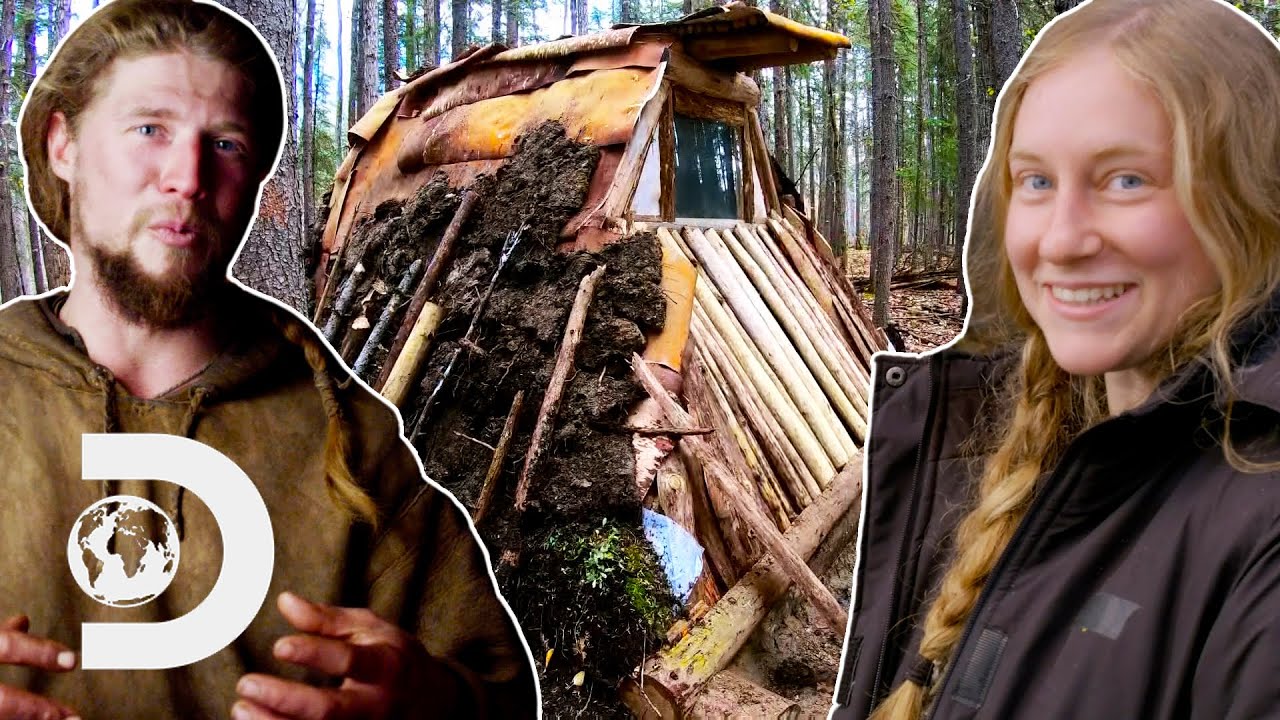 Contestants Rush To Build Shelter Before Temperatures Drop | 100 Days Wild
