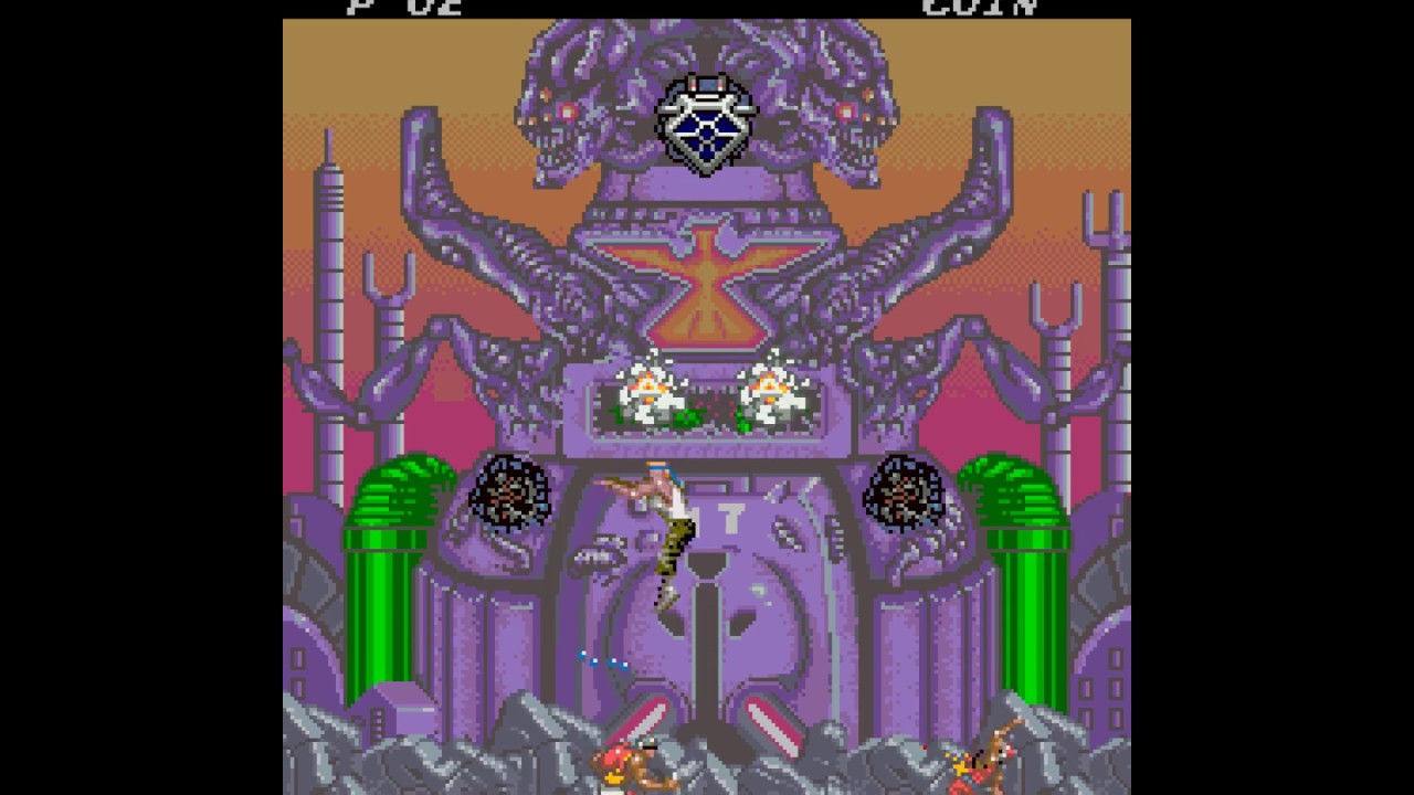 Contra arcade no death (no slowdown) 60fps