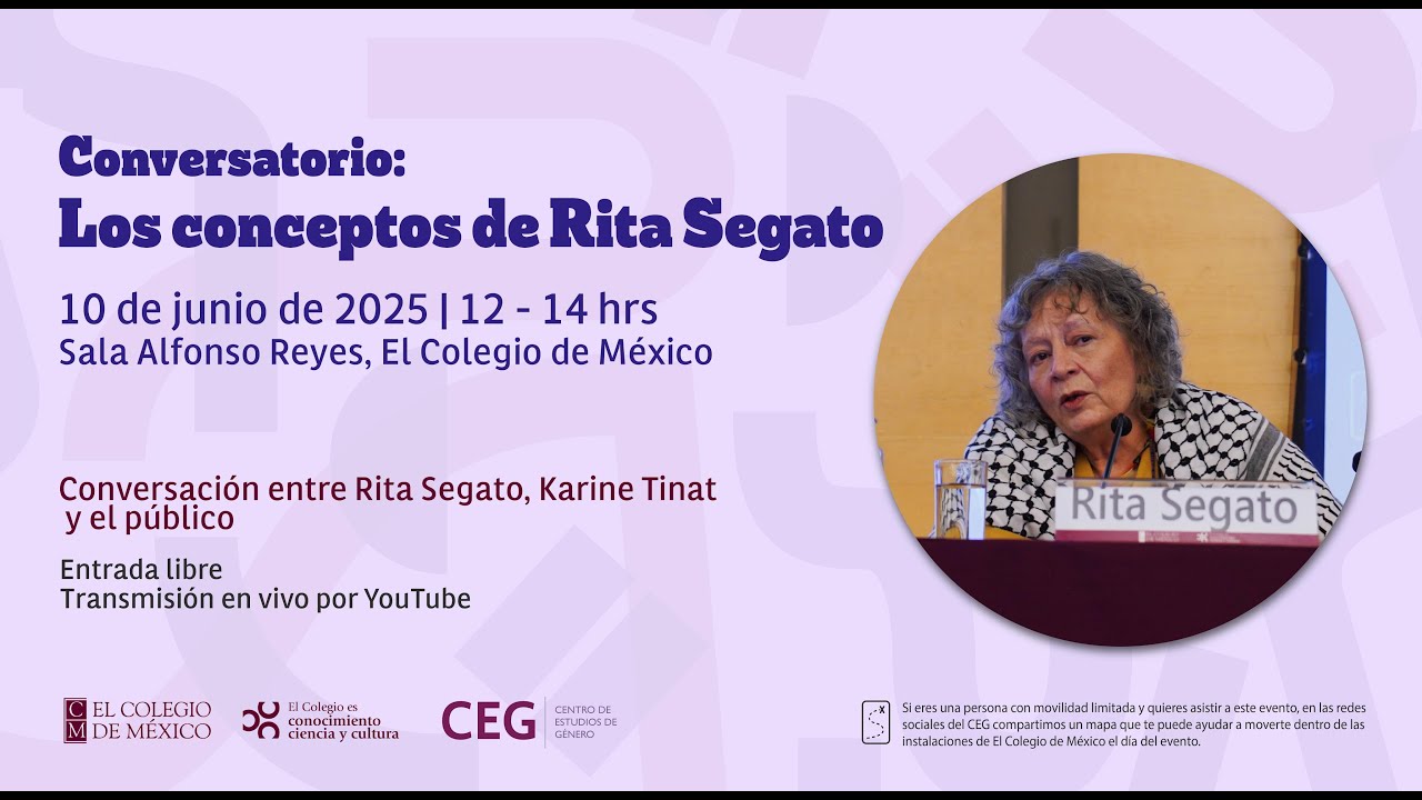 Conversatorio: Los conceptos de Rita Segato