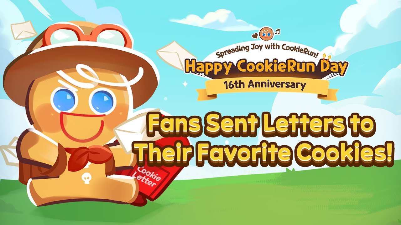 CookieRun 16th Anniversary Cookie Letter: Fans Wrote to Their Favorite Cookies!