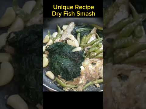 Cooking Unique Recipe Dry Fish Smash