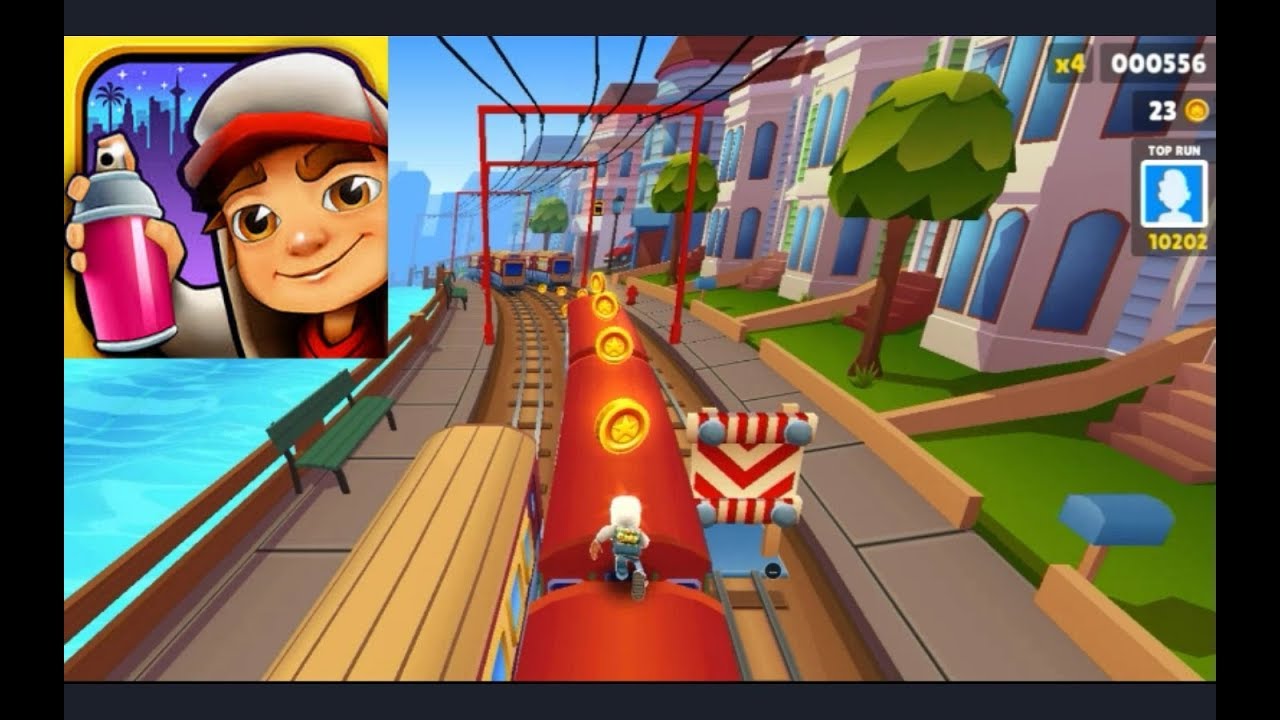 Cool Fullscreen Reverse Gameplay HD - Subway Surfers