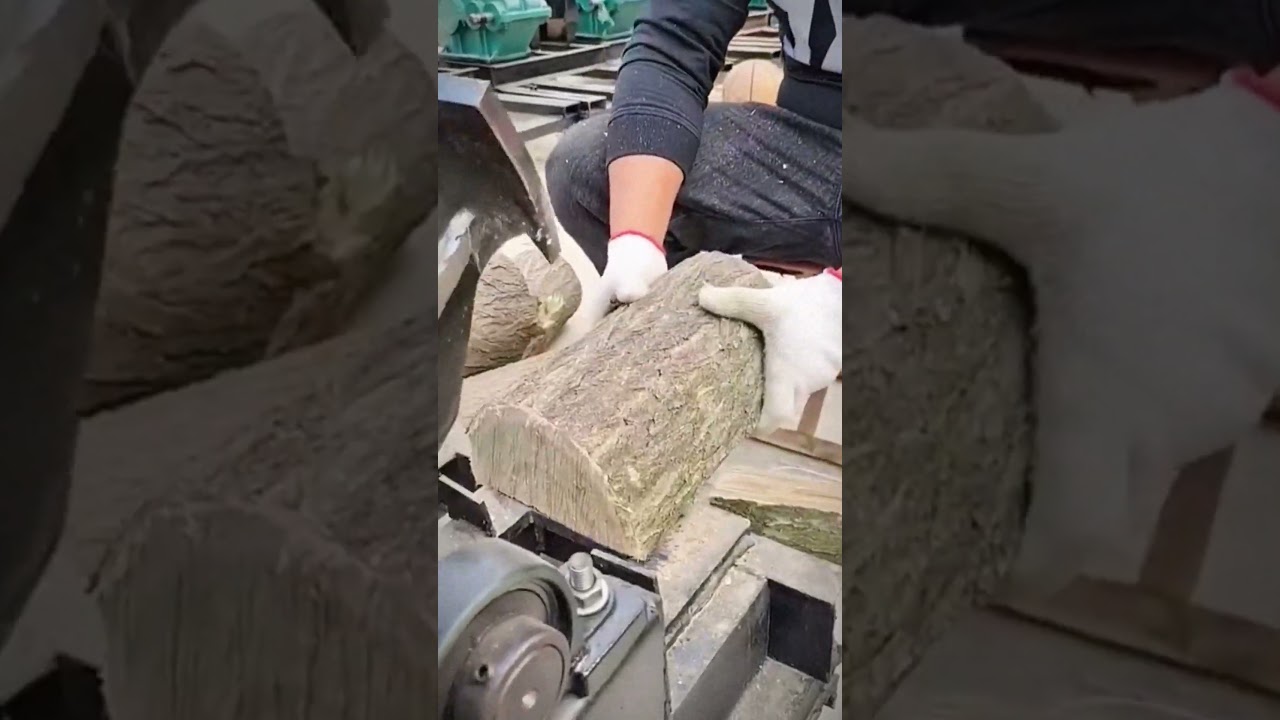 cool tool for splitting wood easily #shorts