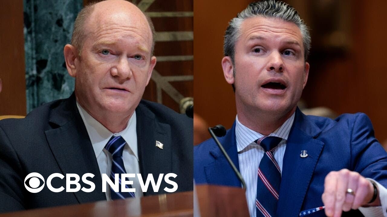 Coons blasts Hegseth for request to eliminate funding for Ukraine's war against Russia