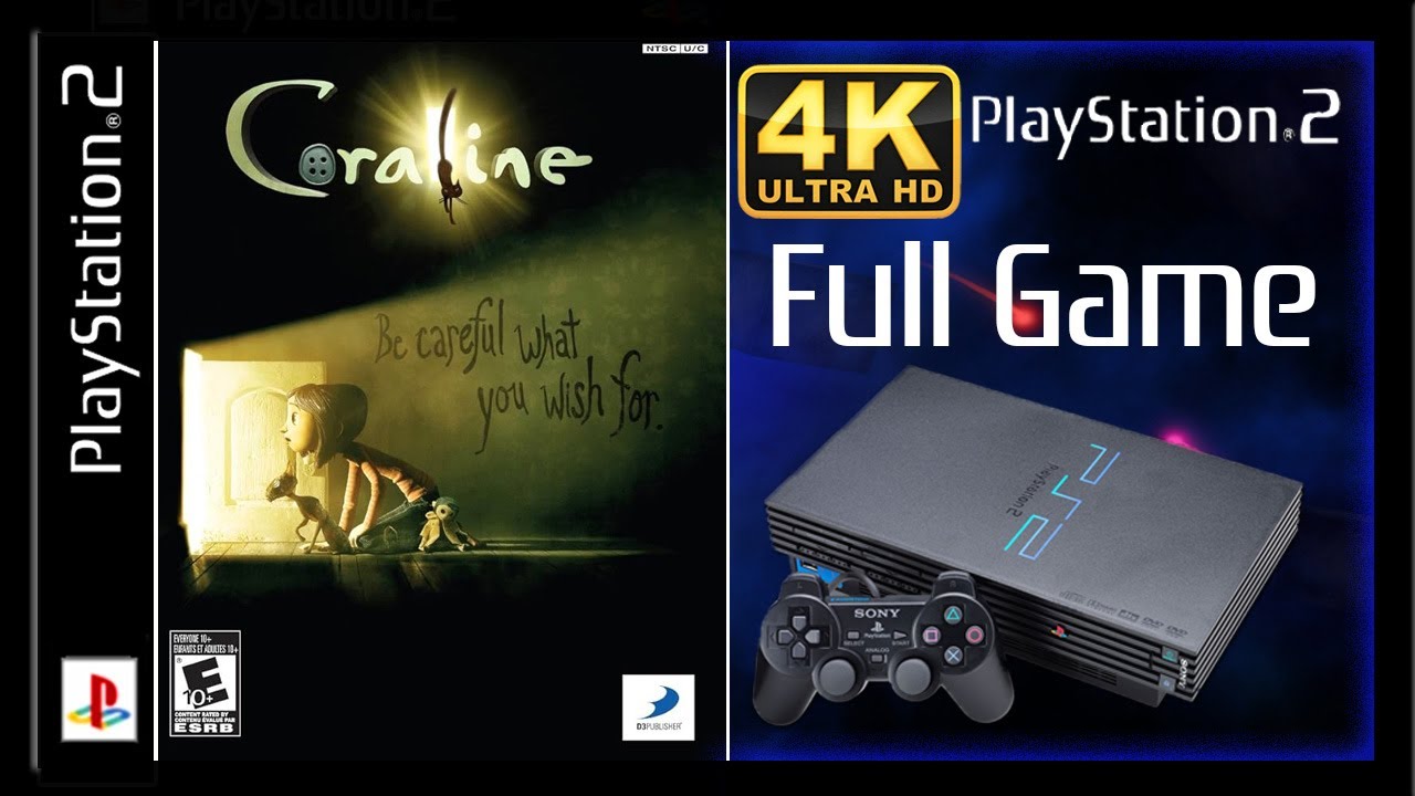 Coraline (PS2) - Full Game Walkthrough / Longplay (4K60ᶠᵖˢ)