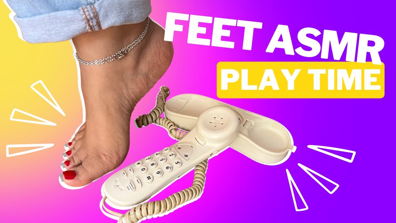 Corded Retro Phone Feet ASMR