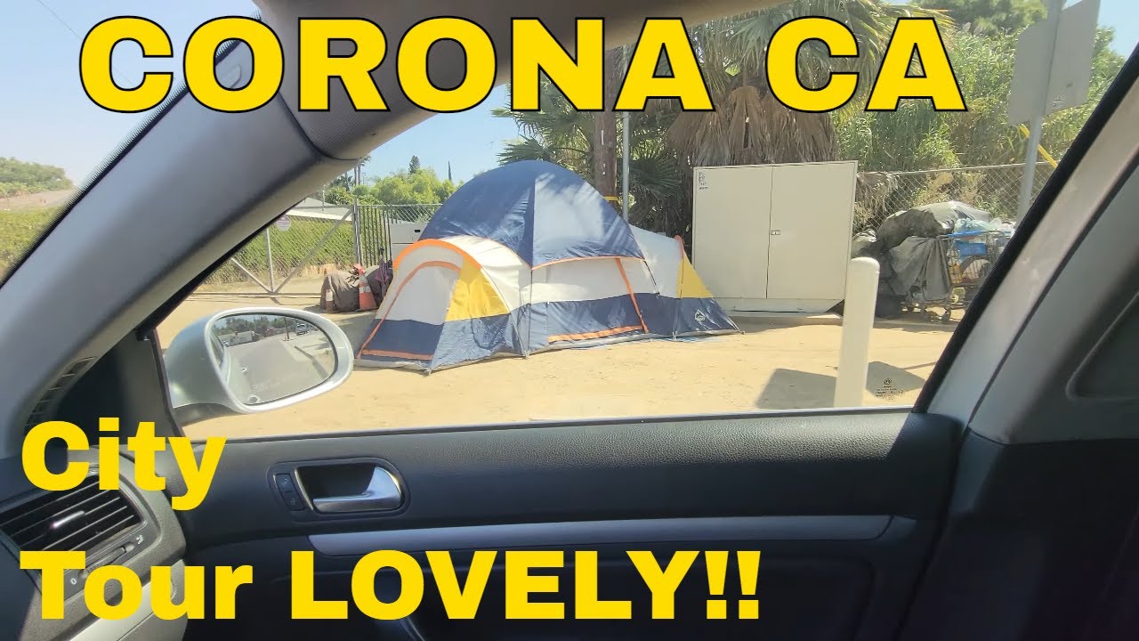 CORONA CA  City Tour - Theft problems - Wrecked homes - Californication