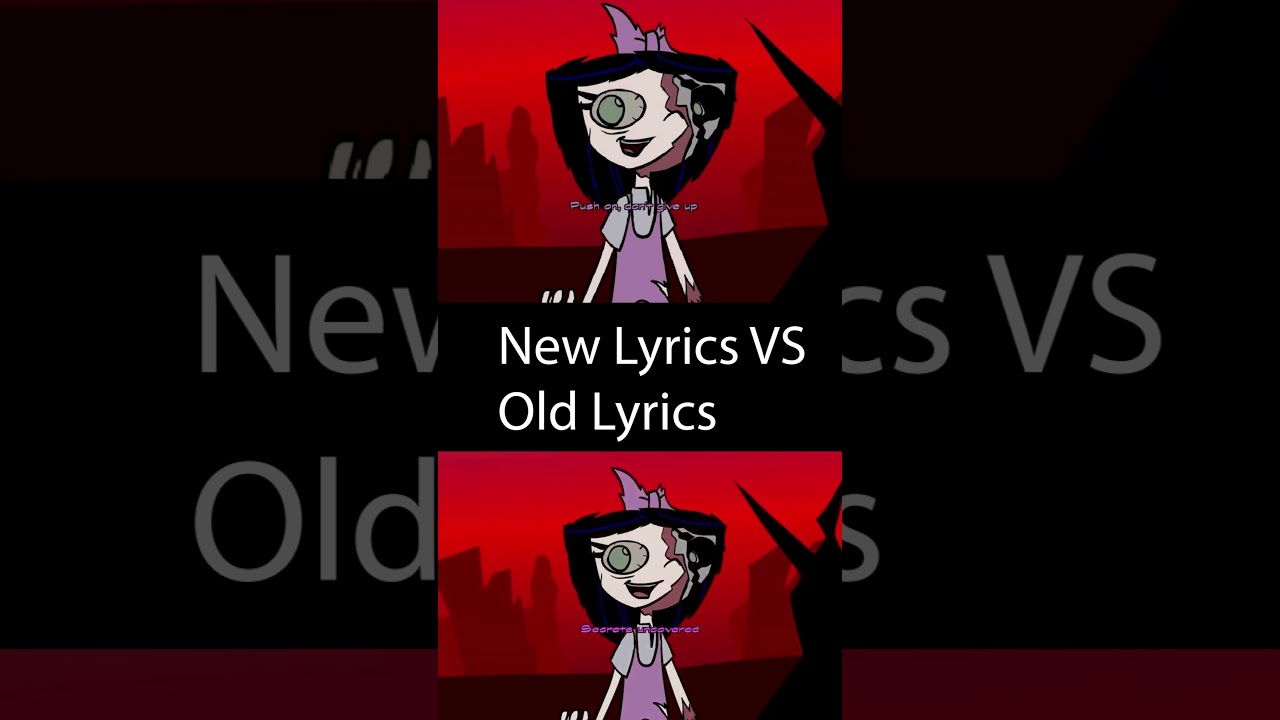 Corrosion V2 New lyrics Vs Old Lyrics in fnf #fnflyrics