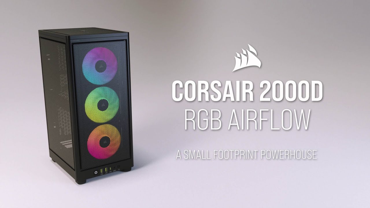 CORSAIR 2000D RGB AIRFLOW - A Small Footprint Powerhouse
