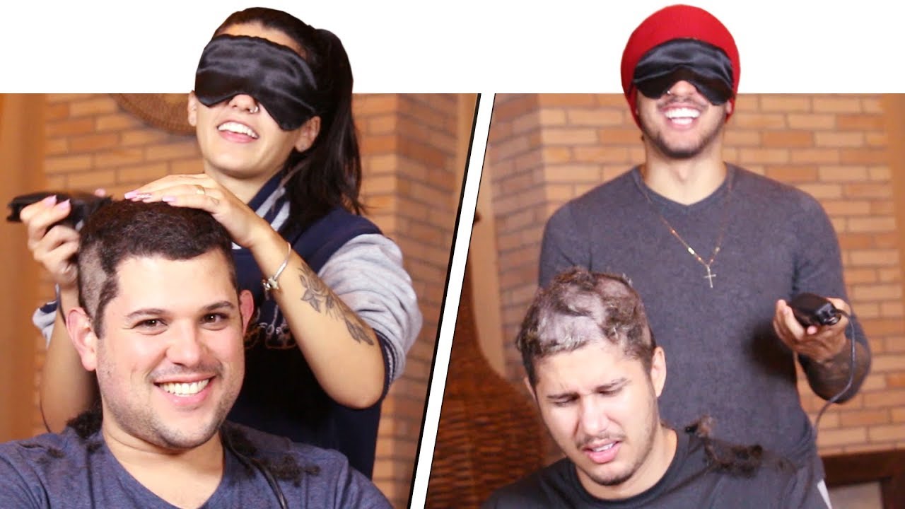 CORTE DE CABELO VENDADO ft LUCAS LIRA E SUNAIKA BRUNA