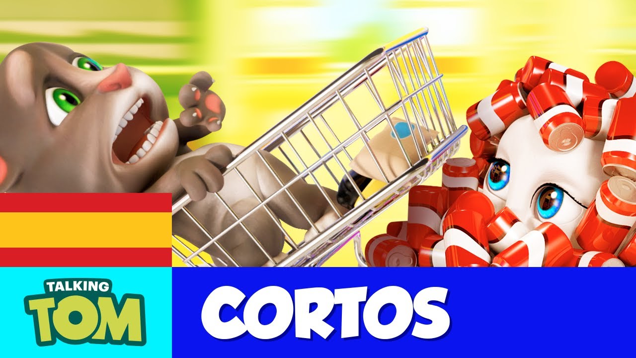 Cortos de Talking Tom ep.32 - El Cereal Final (Compras Competitivas)